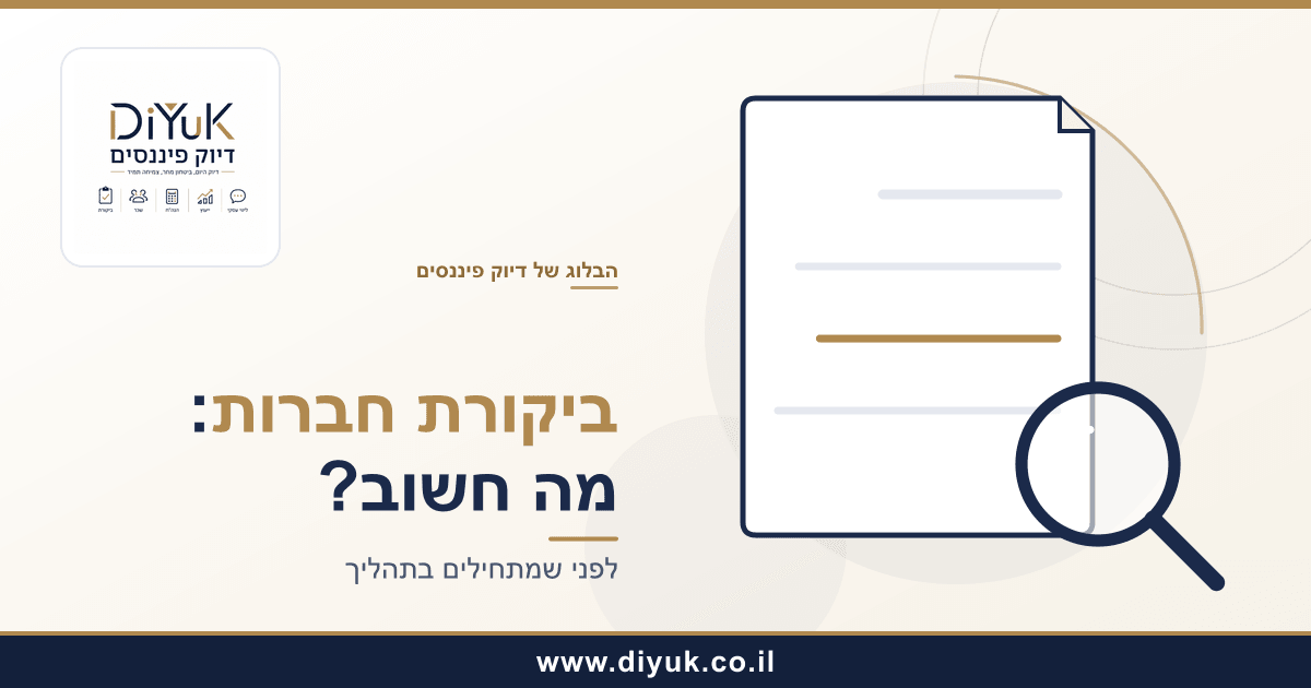 ביקורת חברות: מה חשוב לדעת לפני שמתחילים?